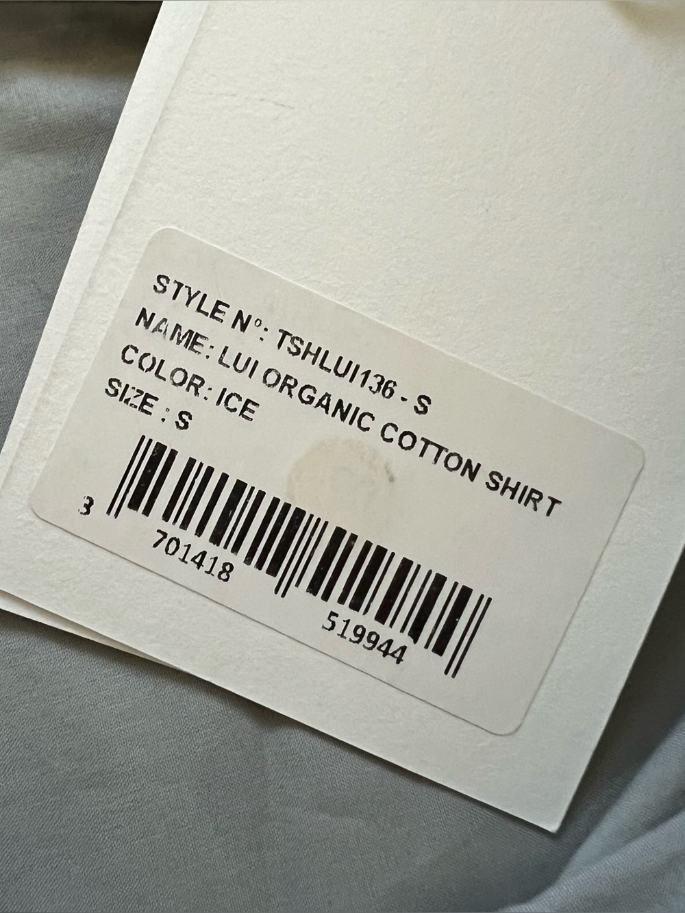 NWT Frankie Shop Liu Organic Cotton Shirt Ice Gray Oversized Minimalist Small - Picture 15 of 16